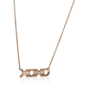 Rose Gold  XOXO Pendant